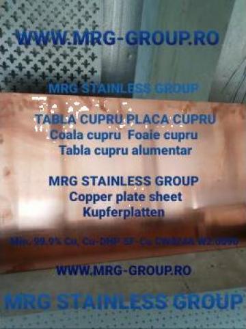 Tabla cupru 6x1000x2000 tabla rulou teava bara rotunda sarma