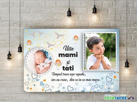 Tablou personalizat Mami si Tati - evolutie