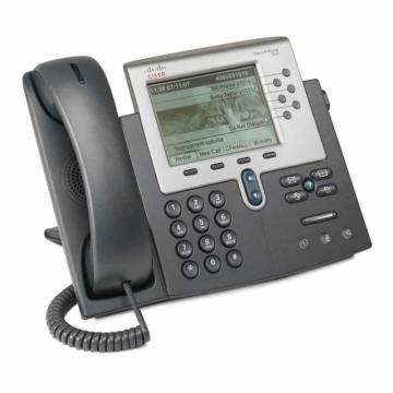 Telefon VoIP Cisco Unified CP-7962G, DHCP, display 5 inci