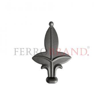 Varf din fier forjat 130x80 mm pentru porti si garduri