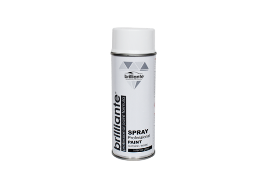 Vopsea spray alb clasic lucios (Ral 9003) 400 ml Brilliante